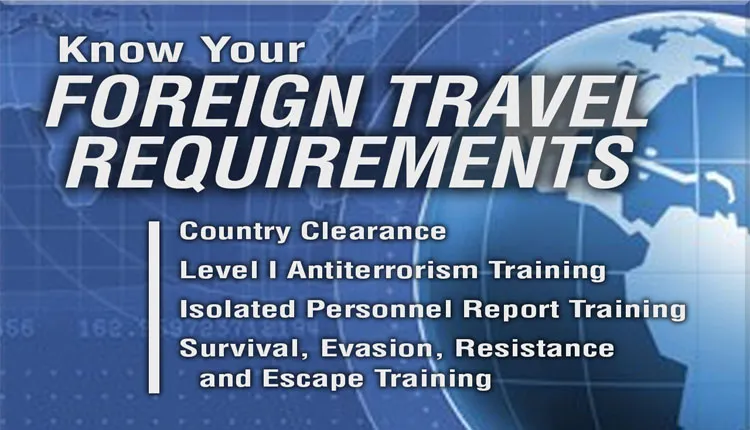 how often must you receive a defensive foreign travel briefing 1