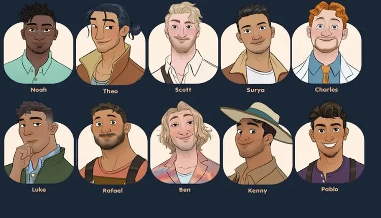coral island characters
